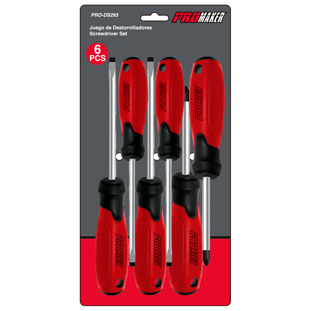 6 PIECE SCREWDRIVER SET PRO-DS293