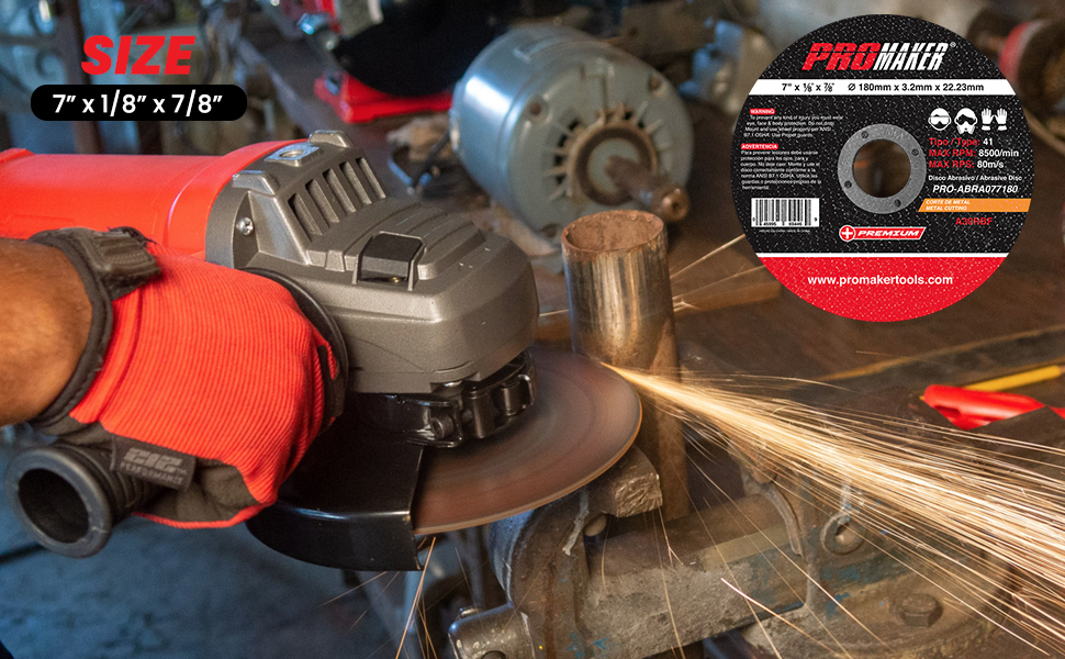 CUTTING ABRASIVE DISC PRO-ABRA077180 PROMAKER DESCRIPTION 4