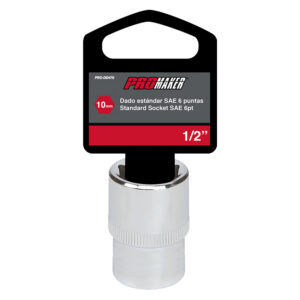 1-2 10MM DRIVE SOCKET METRIC PRO-DD470 DADO ESTANDAR MILIMETRICO PROMAKER 1